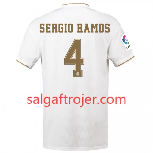 Real Madrid Fodboldtrøjer Sergio Ramos 4 Hjemmebanesæt 2019/20 Kort ærmer Real Madrid Fodboldtrøjer Sergio Ramos 4 Hjemmebanesæt 2019/20 Kort ærmer